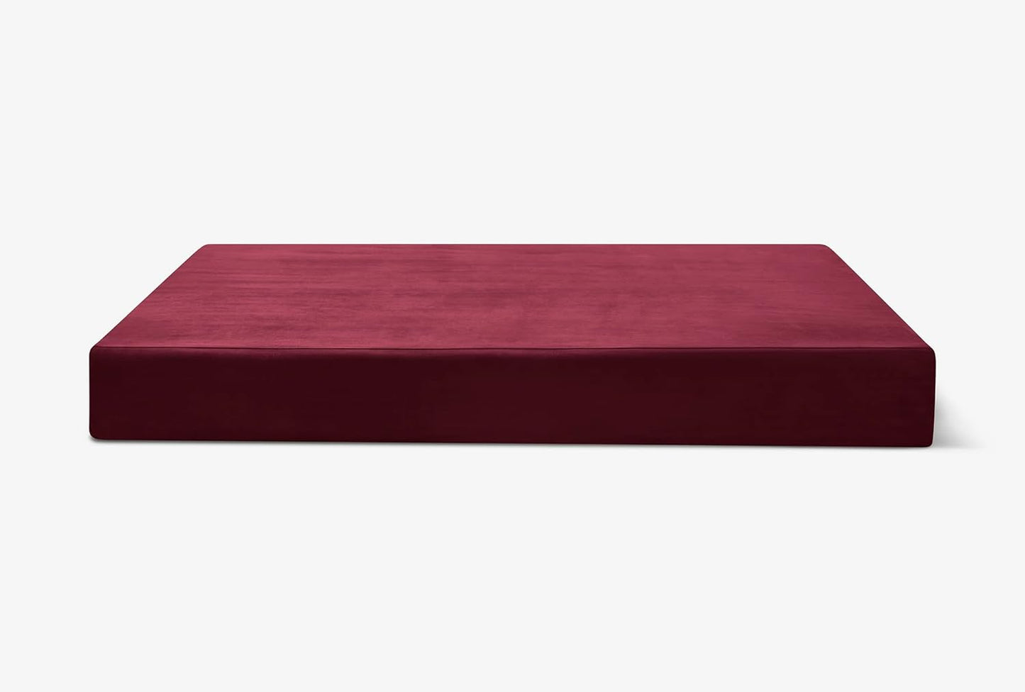 7" Pillow Top Orthopedic Dog Bed for Large and Extra Large Breed Dogs (Sleek Edition) (Giant (60 X 48 X 7), Burgundy)