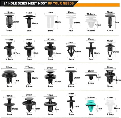 Ultimate Car Fastener Clip Kit – All-In-One Auto Body Repair Solution