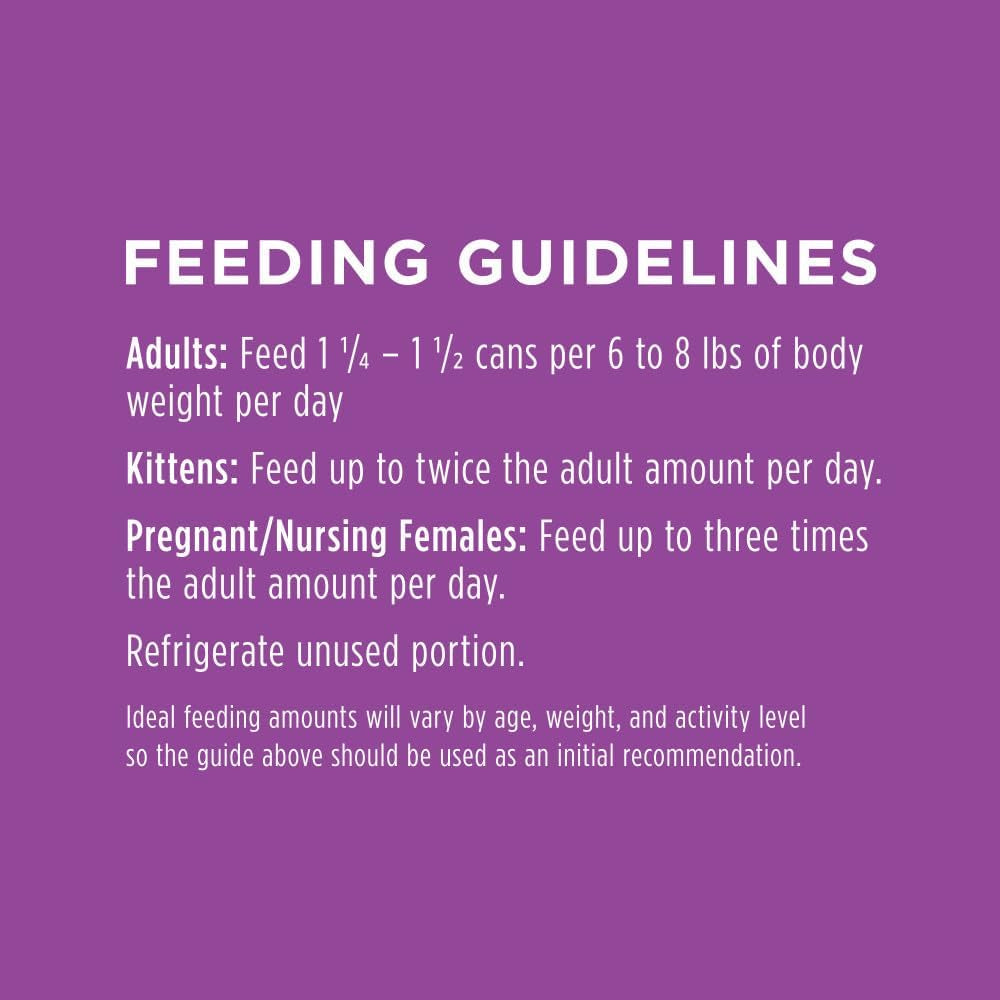 Grain Free Wet Cat Food Pate, Original Recipe Natural Canned Cat Food