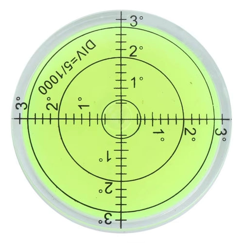PrecisionPro 60MM PMMA Bubble Level – Accurate Surface Measurement Tool for Perfect Alignment