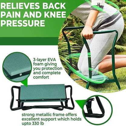 Gardenmate Folding Kneeler & Stool – Comfort & Convenience for Every Gardener